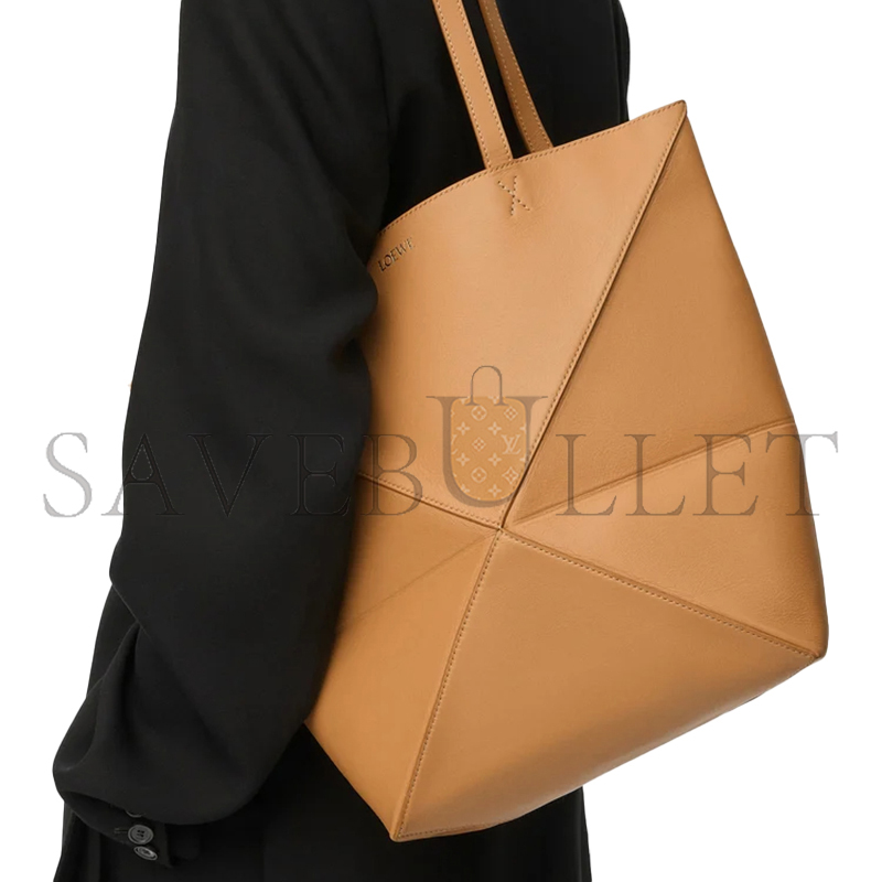 LOEWE MEDIUM PUZZLE FOLD TOTE IN SHINY CALFSKIN A657G50X01 04 (31.5*25.5*14.5cm)